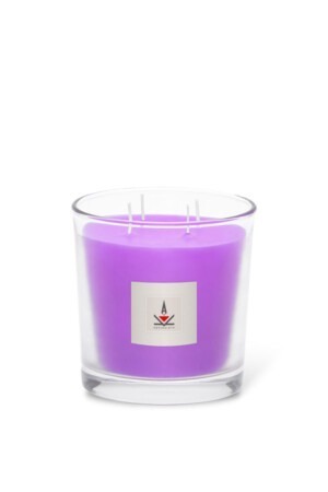 Γυάλινο Δοχείο 12x12cm Λιλά-Fresh Cotton