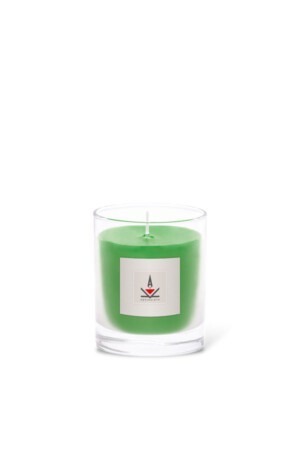 Γυάλινο Δοχείο 8x9,2cm Πράσινο-Sandalwood