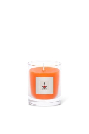 Γυάλινο Δοχείο 8x9,2cm Πορτοκαλί-Orange Blossom