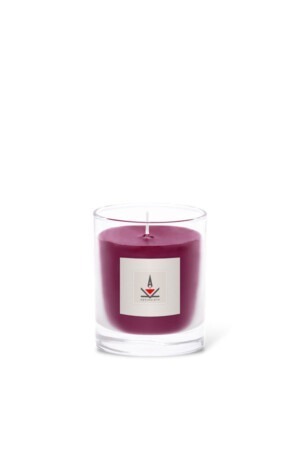 Γυάλινο Δοχείο 8x9,2cm Μπορντώ-Orange & Cinnamon